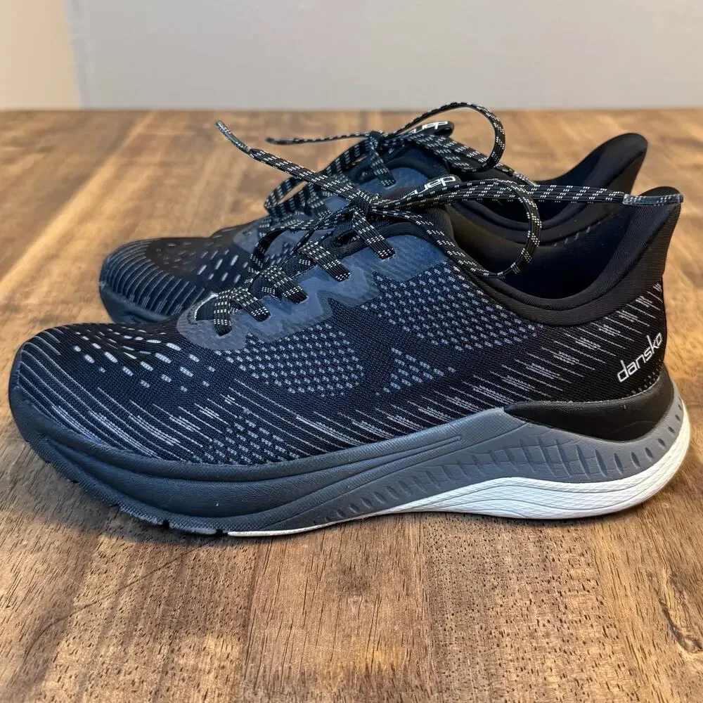 Dansko Peony Sneaker Mesh Arch Support Neutral Athletic Black Shoe Women's 38